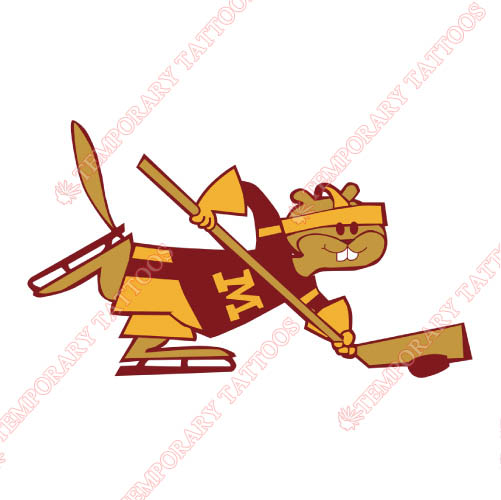 Minnesota Golden Gophers Customize Temporary Tattoos Stickers NO.5095